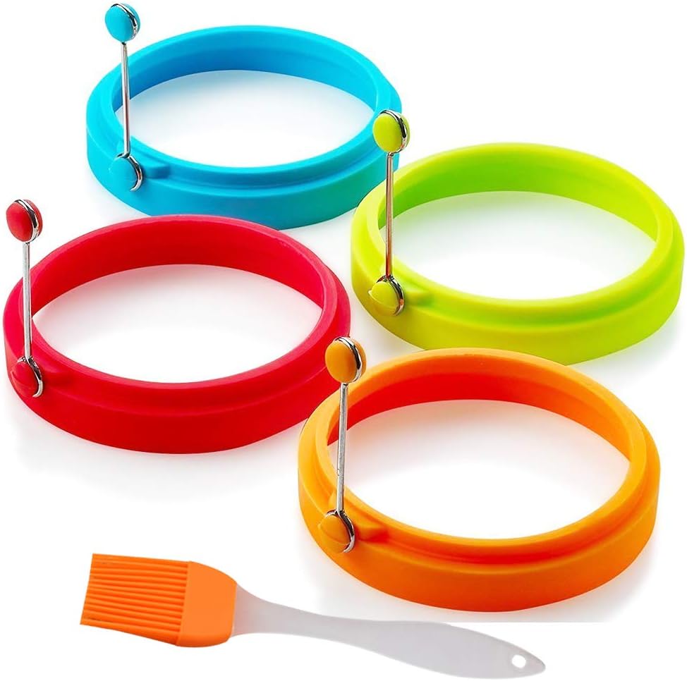 I DREAM Egg Ring, Silicone Egg Rings Non Stick, Egg Cooking Rings