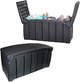 STAR SUPPLIES 322 Litre Outdoor Garden Storage Box Butterfly Lid view 8