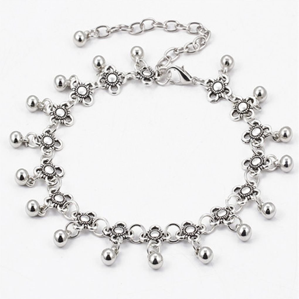 Zerama Vintage joyería de la Pulsera para el Tobillo del pie Retro para