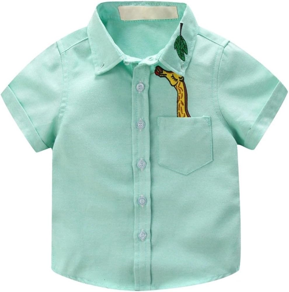 Urmagic T Shirt Bebe Garcon Enfant Motif Girafe Chemise Hauts Manche Courte Vetements Pour 2 10ans Hauts Bilkvarteret Bebe