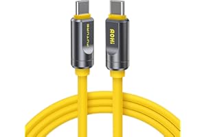 AOHI USB4 2.0 Cable 6.6ft with 240W PD3.1 Fast Charging, 80Gbps Data Transfer, Dual 8K/Triple 4K Display, The Future Adonis U