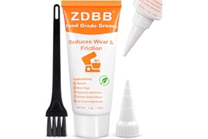 ZDBB Food Grade Grease for Kitchenaid Stand Mixer Odorless Food Grade Equipment Lubricant with PTFE Espresso Machine Grease Sanitary Lubricant for Beer Kegs, Meat Slicer, Grinders, 1 oz 1-Pack
