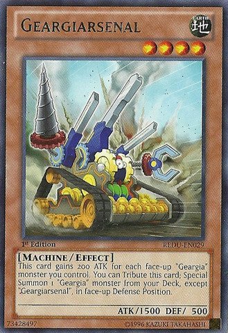 Yu-Gi-Oh! - Geargiarsenal (REDU-EN029) - Return of the Duelist - 1st Edition - Rare