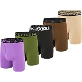 Volcom Mens Boxer Briefs Poly Spandex Performance Boxer Briefs Underwear
