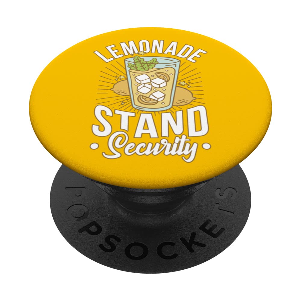 Lemonade Stand Security PopSockets Swappable PopGrip