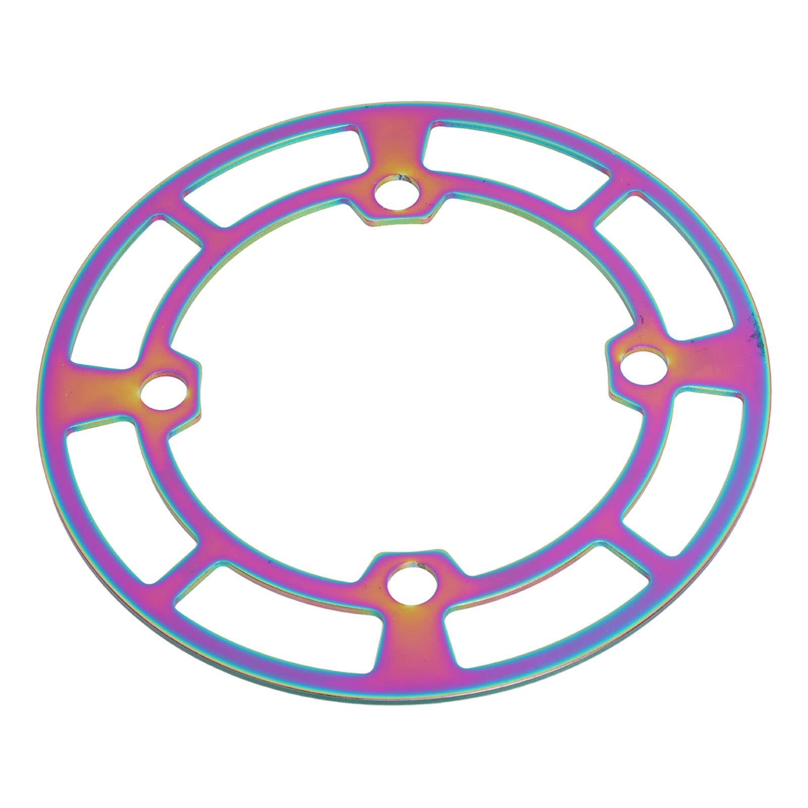 CHICIRIS Bike Cranksets Guard, Bike Chain Guard 104BCD Mountain Bike Cranksets Guard Bike Chainring Sprockets Guard Protector(Colorful)