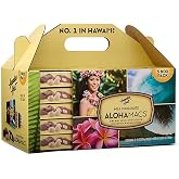 Hawaiian Host Alohamacs Milk Chocolate The Original Chocolate Covered Macadamia Nut, 5 Box Tote - 5 Ounces