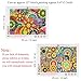 HaiMay 2 Sets Punch Needle Embroidery Starter Kit with Pattern and Instructions, Cross Stitch Kit Include 2 Embroidery Clothes with Sky Pattern, 2 Embroidery Hoops, Color Threads and Tools