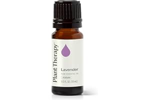 Plant Therapy Lavender Essential Oil 100% Pure, Undiluted, Therapeutic Grade, Aromatherapy Diffuser for Relaxation and Body Care, Healthy Skin and Hair, 10 mL (1/3 oz)