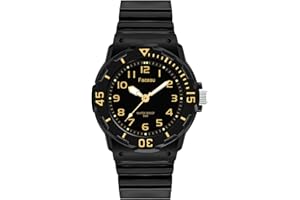 Facasu Kids Analog Watch for Boys Girls,50M Waterproof Children Quartz Soft Strap,Easy to Read Learn Time Watch for Kids Ages 3-12