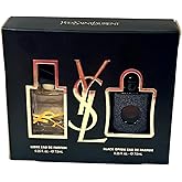 Yves Saint Laurent Black Opium & Libre YSL MINI SMALL TRAVEL SIZE Sample Perfume WOMEN GIFT SET 7.5 ml / 0.25 oz EACH MINI - (7156)
