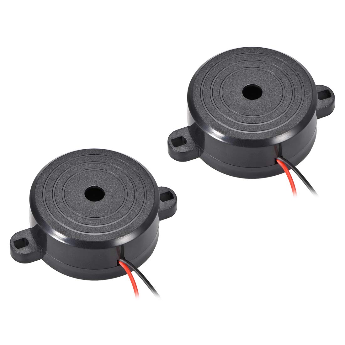 sourcing map 2 Pcs DC 9-15V Active Electronic Buzzer Piezo Alarm Sound 90dB Beep Speaker