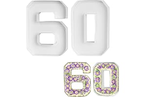 CARDOBIR 10" Cardboard Number, Paper Mache Numbers, Number Charcuterie Board Box, Cardboard Numbers For Charcuterie(60)