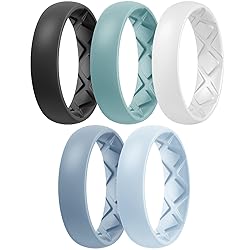 Egnaro Women's Bridal Rings Sets, Inner Arc