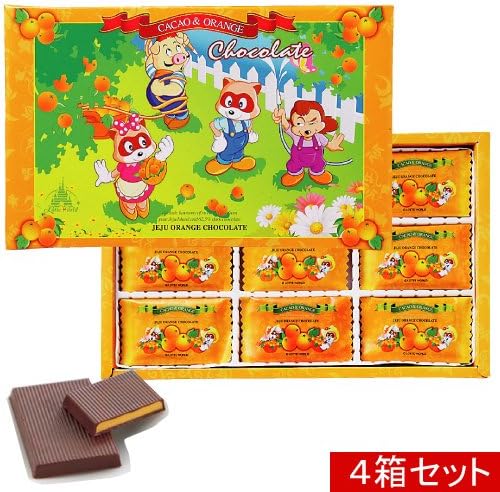 Amazon ロッテワールド オレンジチョコ４箱セット 世界のおみやげ屋さん チョコレート菓子 通販