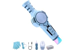 AIERSA Smoke Bubble Machine for Kids, Magic Smoke Bubble Wand with Gloves, Elastic Bubble Fog Wand, Colorful Bubble Machine with Smoke