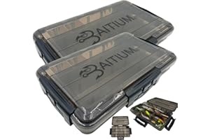 XTRAseal Waterproof Fishing Tackle Box Organizer, Tackle Boxes With Dividers, Tacklebox for Fishing, 3600 3700 Tray (2 PACK 3