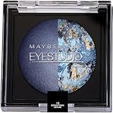 Maybelline New York Eye Studio Color Pearls Marbleized Eyeshadow, Duo Downtown Denim, 0.09 Ounce (Pack of 2)
