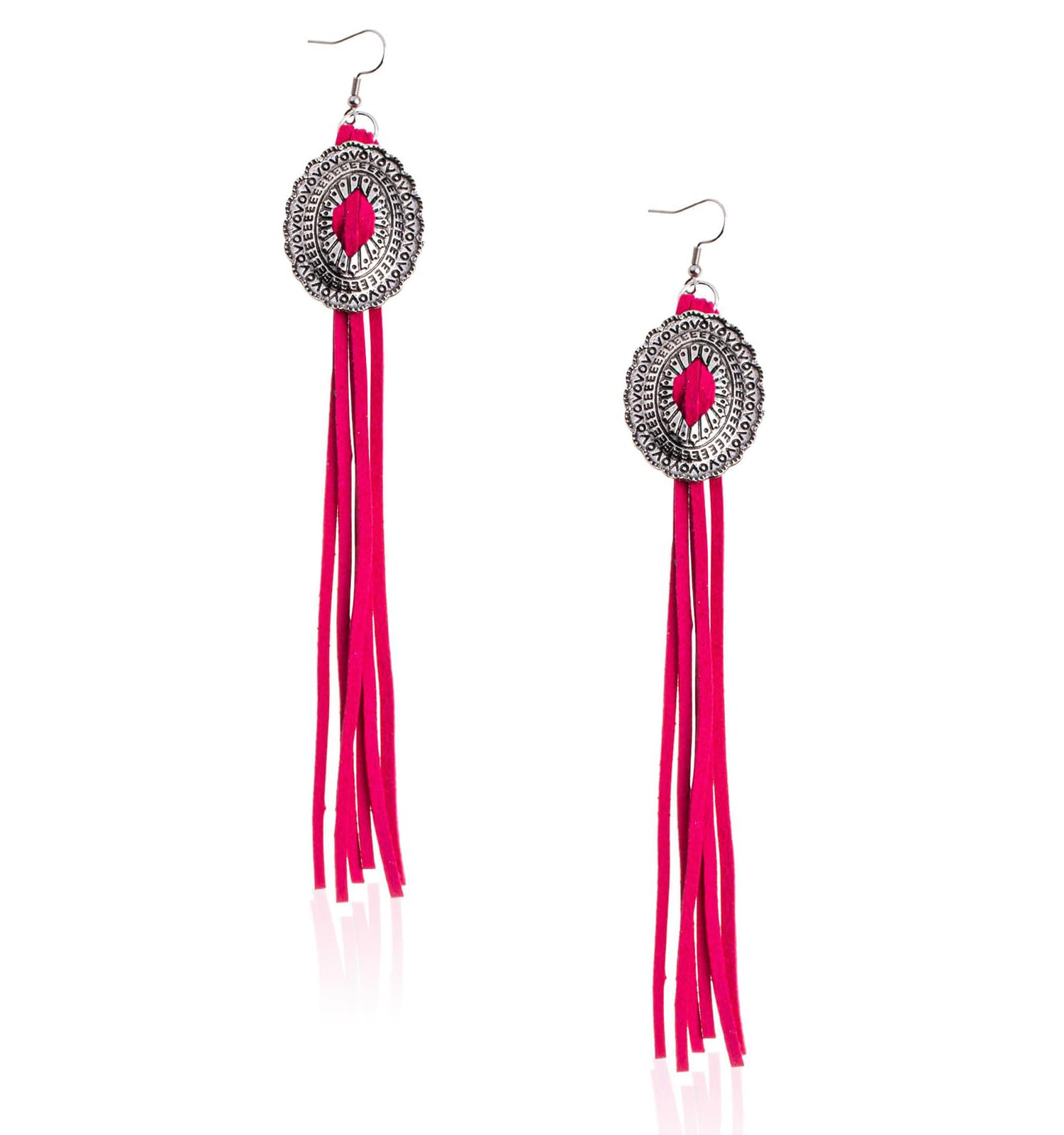 Rustic Couture's Boho Fringe Earrings for Women