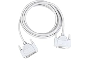 WESAPPINC 14.80 Feet DB25 25 Pin Male to Male Serial IEEE-1284 Parallel Printer Extension Cable 4.5M (8.90 Feet(2.7M))