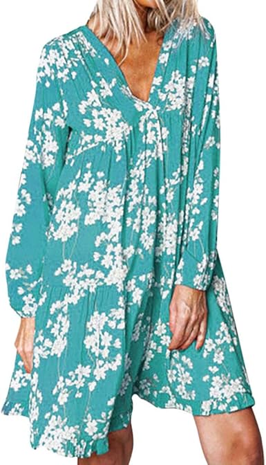 floral print tunic dress