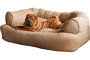 Snoozer Overstuffed Luxury Pet Sofa, Large, Buckskin