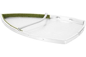 Luxshiny Steam Electric Iron Shoe Cover 12.2x21cm Curved Metal Iron Plate Protector with Heat-resistant Sole