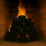 The Stove Wizard Gas Fire Replacement Coals 20 Medium 45mm Square view 7