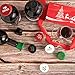 Whaline 8 Pack Christmas Wine Bottle Stoppers and Gift Box, Funny Silicone Reusable Caps Bottle Sealers with a Funny Saying for Wine Beer Bottles
