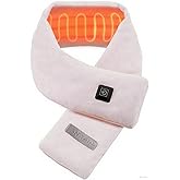 AnaAir Neck Heating Pad, Electric Heated Scarf with 5000mAh Power Bank, Cordless Neck Warmer for Pain Relief