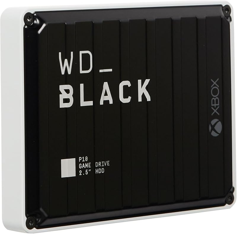 WD BLACK P10 5 TB Game Drive for Xbox One para obtener acceso a su colección de juegos de Xbox en cualquier lugar, con la compra se incluye 1 mes de suscripción a Xbox Game Pass Ultimate
