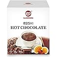 Mushroom Hot Chocolate Mix with Reishi, Mushroom Coffee Alternative Hot Cacao Powder for Energy, Mood and Immune System, Gluten Free, Vegan Mushroom Supplement, 15 Servings, 11.1 Ounce