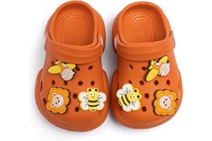 KIDSUN Toddler Kids Boys Girls Cute Garden Clogs Water Sandals Slip On Shoes Slipper Slides Lightweight Outdoor Summer Infant Children Beach Pool Play Shoes (Baby/Toddler Kids)