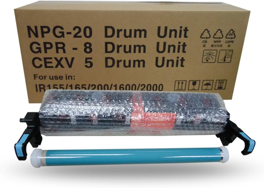 Aotusi Compatible Drum Unit Replacement for Canon GPR 8 NPG 20 CEXV 5 for use in Canon Copier IR 155 165 200 1600 2000