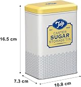 Tala Originals Storage Tin Yellow Cream Metal Sugar Jar view 6