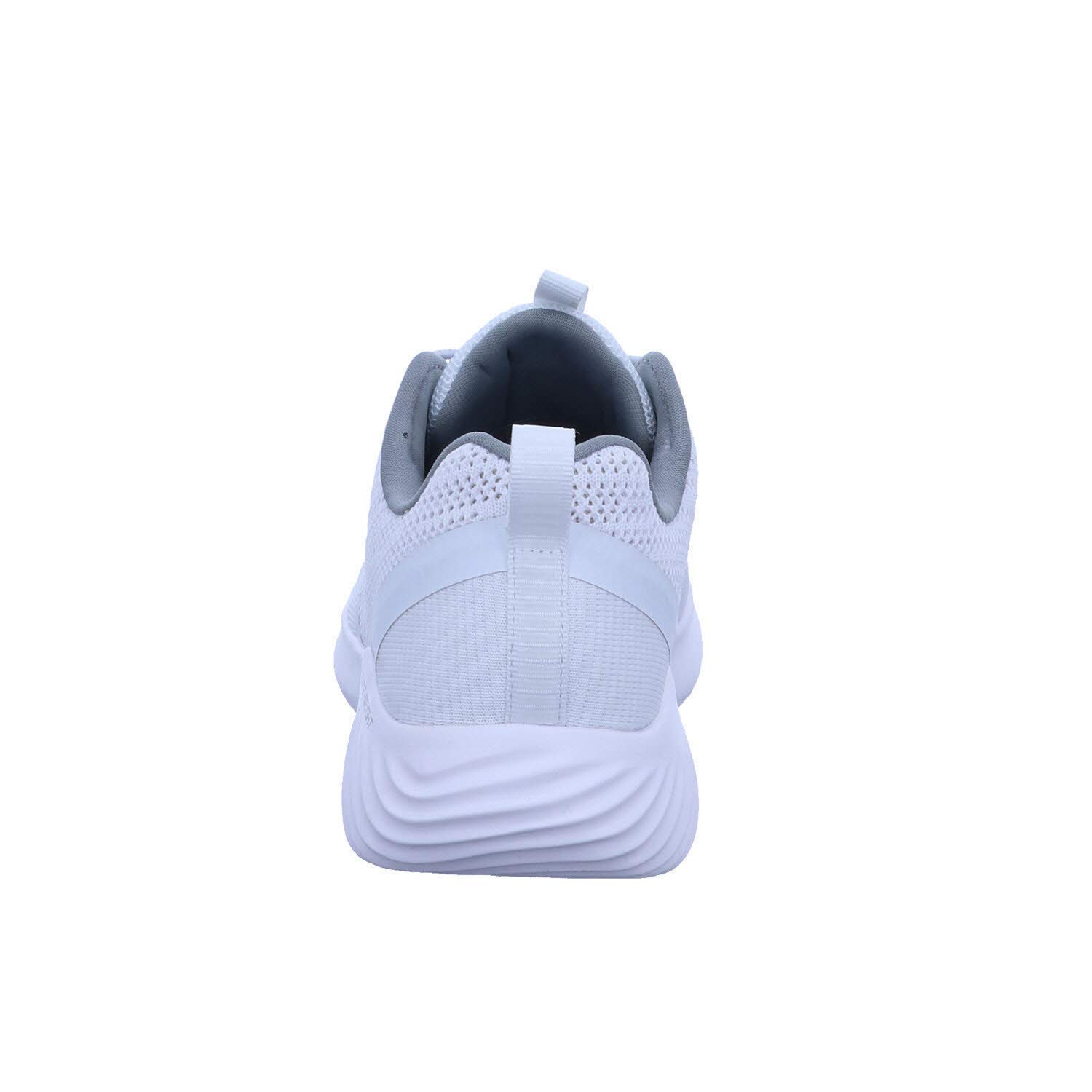 Skechers Herren Bounder Sneaker, White Mesh Pu Trim, 44 EU 3