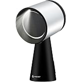 AMZCHEF Portable Range Hood, 3-Speed Desktop Exhaust Vent Fan，Black | Desktop kitchen vent fan with large oil cup, washable aluminum filter. Low-noise, 3 speeds. Ideal for indoor BBQ,RV