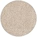 SAFAVIEH California Premium Shag Collection 4' Round Beige SG151 Non-Shedding Living Room Bedroom Dining Room Entryway Plush 2-inch Thick Area Rug
