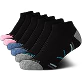 Nautica Womens Low Cut Socks - 6 Pack Breathable Cushioned Athletic Performance No Show Socks for Women (Sizes: 4-10)