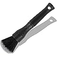Ziciner Car Detailing Brush, Ultra Soft Car Detail Brush Kit for Elegant Surfaces, Auto Scratch-Free Cleaner Kit for Car Interior & Exterior, Wheels, Dashboard, Engine Bay (Short Handle)