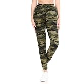 Leggings Depot Premium Women's Joggers Popular Print High Waist Track Pants (S-XL) BAT5