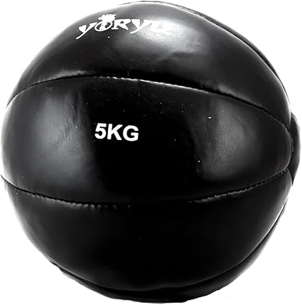 Balón medicinal Yoryu Crossfit Ball 5 kg. Negro: Amazon.es ...