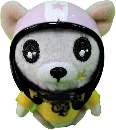Amazon ヘルメットをかぶった動物ぬいぐるみのキーホルダー アニマルスター アニヘル にゃんへる As 01gas 01g キーケース キーホルダー 車 バイク
