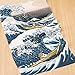 Hamamonyo Shiba Inu in Great Wave Kanagawa Chusen Tenugui Towel