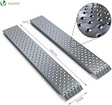 VOUNOT Loading Ramps Set of 2 Heavy Duty Steel Ramps 400 kg 160x23x5 cm view 4