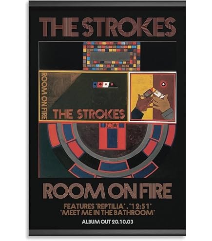 THE STROKES 2ndアルバムROOM ON FIRE ポスター Amazon.com: The Strokes poster, The Strokes Room on Fire
