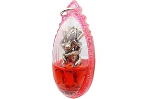 MiracleTH6395 Magic Amulet Love Fox Lady 9 Tails hypnotizing Prai Oil Pendant Charm Holy Talisman Lover Partner Couple Money Fortune Business Rich Luck Occult Sorcery Blessed by LP NedKeaw