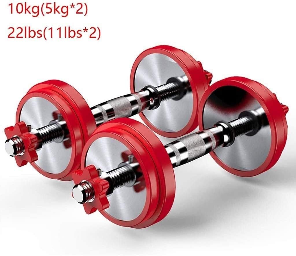 LAMTON Adjustable Dumbbell Weights Set Dumbells Plating Pure Steel Gym Dumbells Barbell Set Boxe for Men Body Building