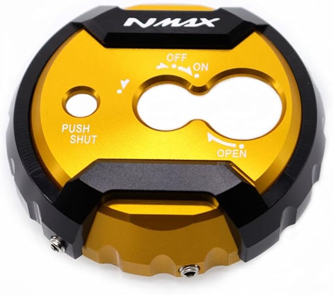 Gold Motorcycle Ignition Key Lock Cap Cover Key Lock Cover