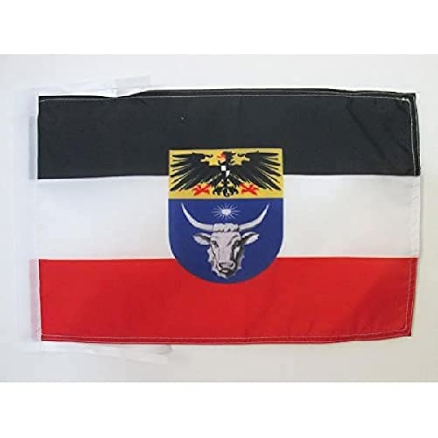 AZ FLAG - German South-West Africa 1884-1915 Flag - 18'' x 12'' - 100% Polyester German Empire Small Banner with Two Cords - Fade Resistant - Vivid Colors - 18x12 in - 45x30 Cm — image 1
